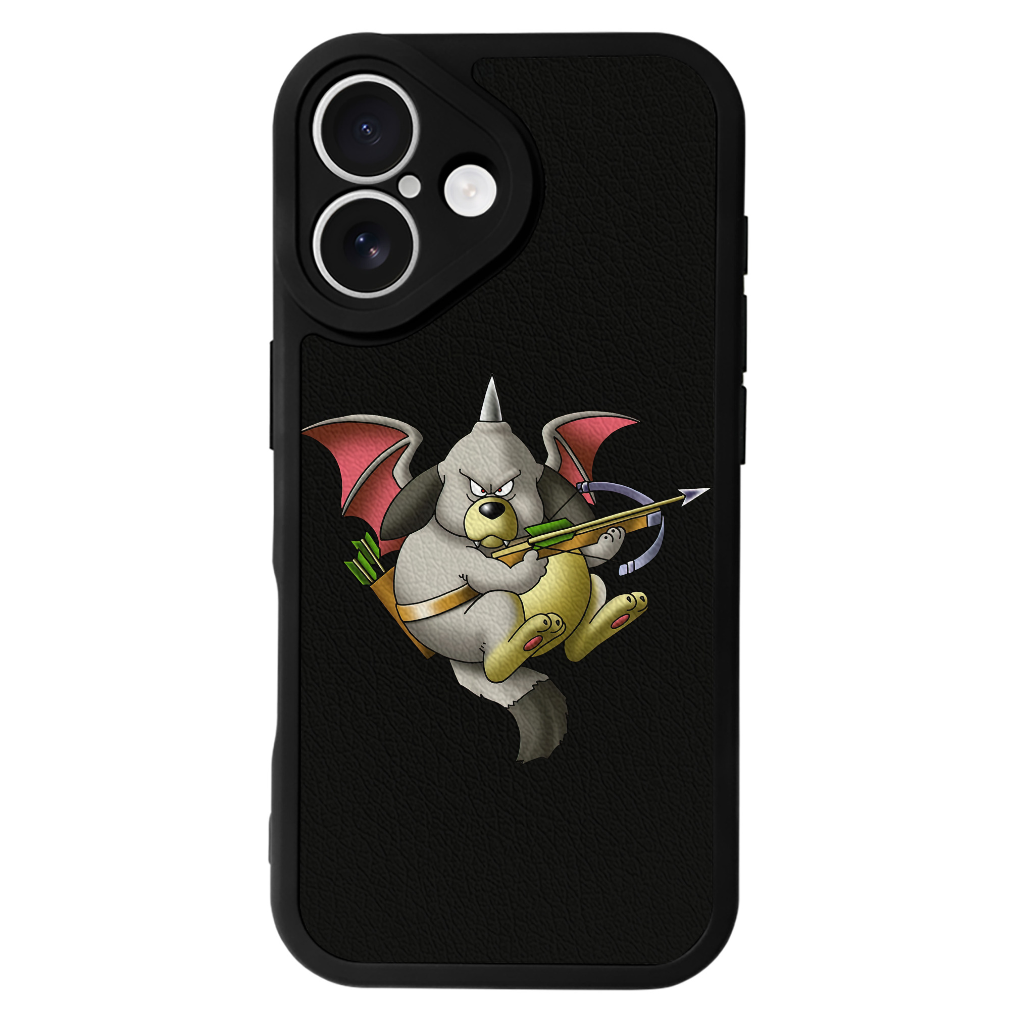（画像用） ドラゴンクエスト Doragon Kuesuto Dragon Quest 【iPhone 16シリーズ対応】シリコンスマホケース（レザー調） 材質：シリコン